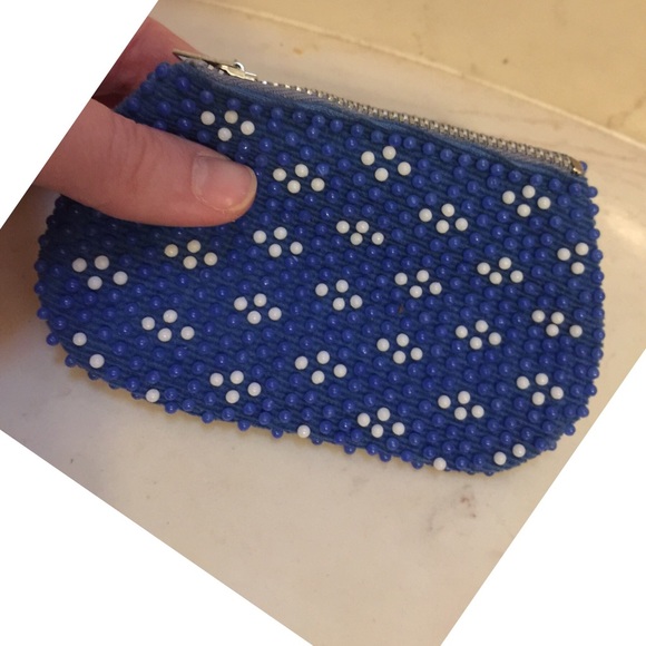 Vintage Handbags - 1950s true unique vintage zip change purse♥️